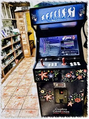 Máquina arcade gratis albergue Belorado 1